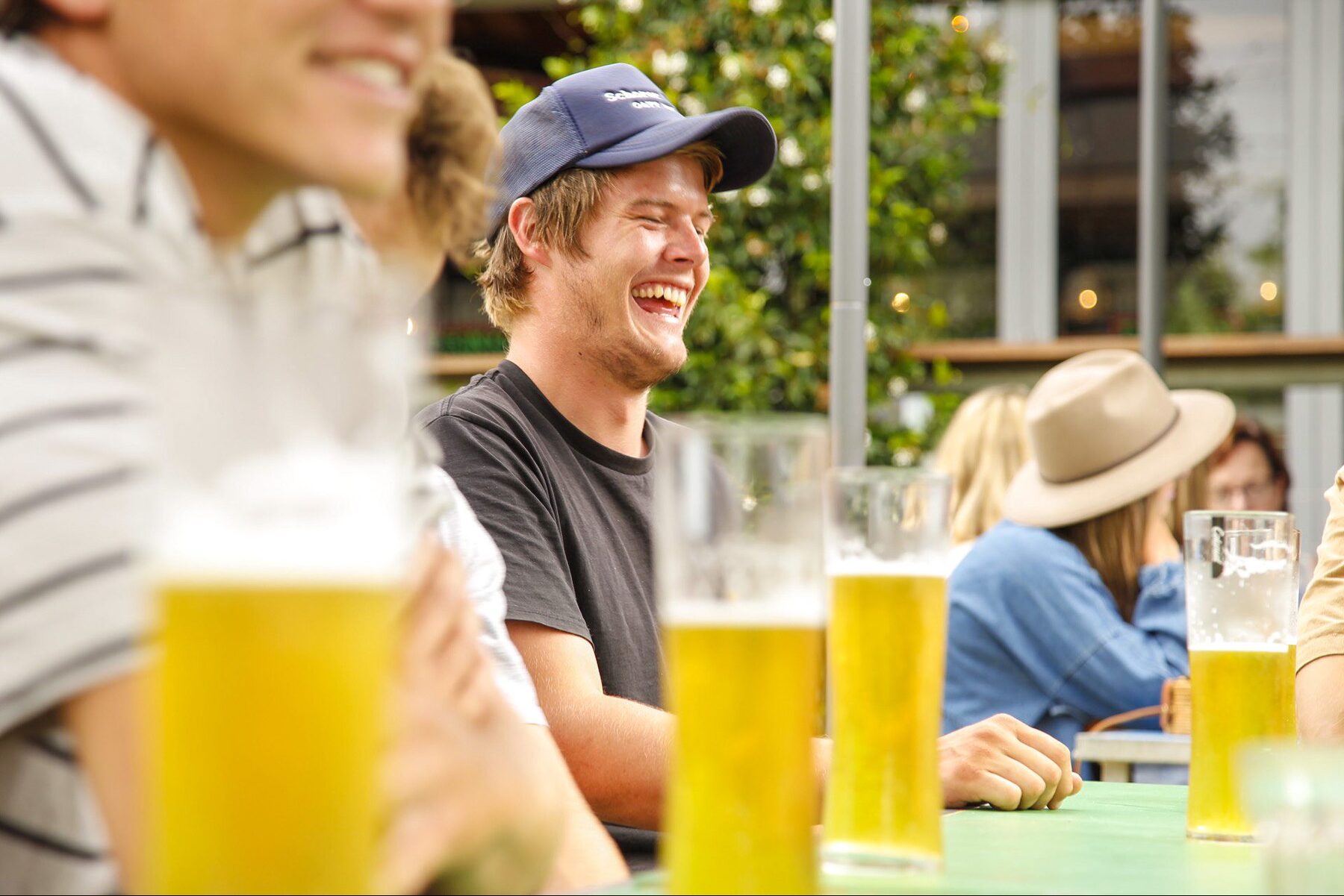 A paddle of craft beers at a Margaret River brewery