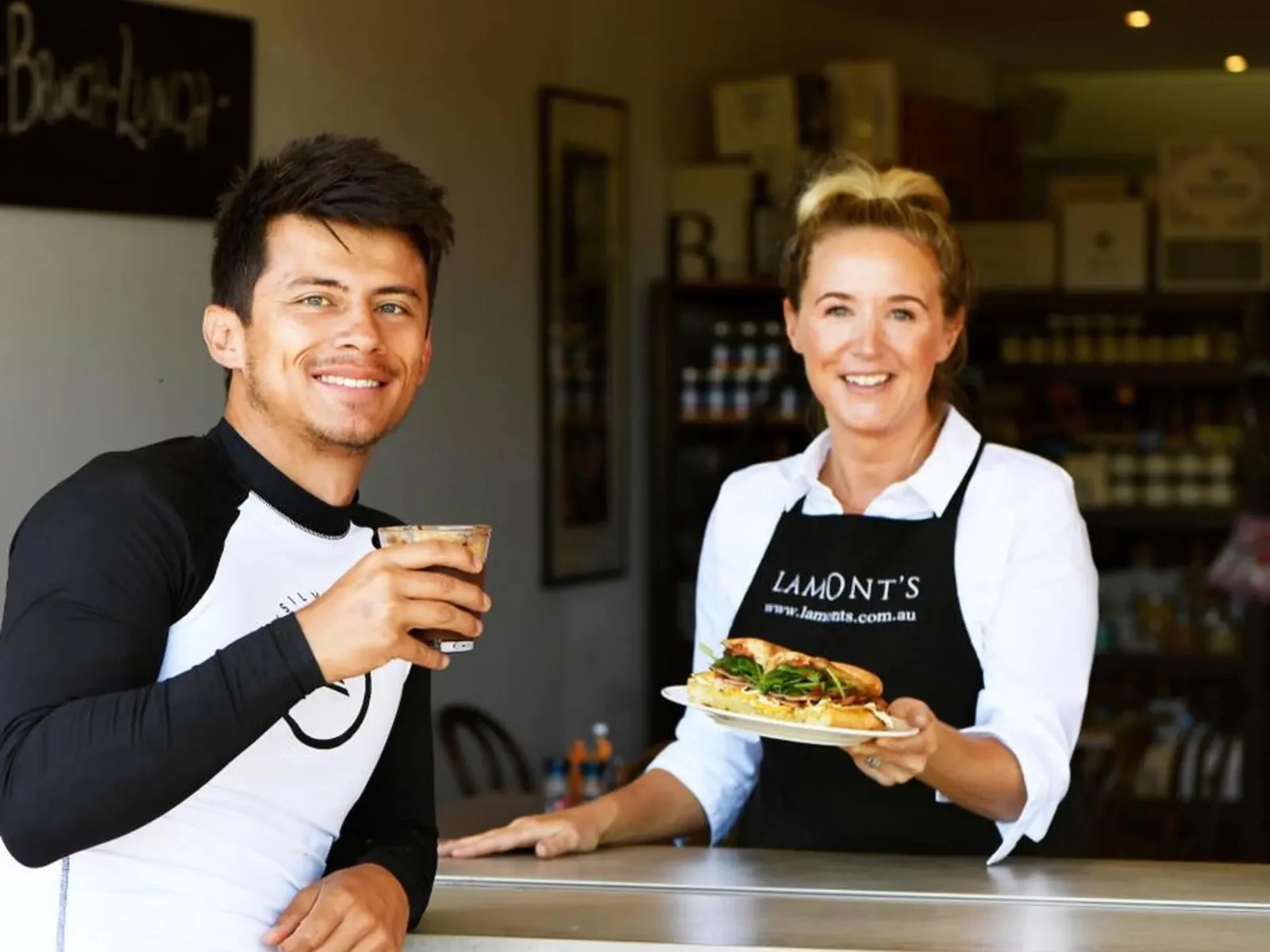 Breakfast at Lamont’s Smiths Beach, photograph 2